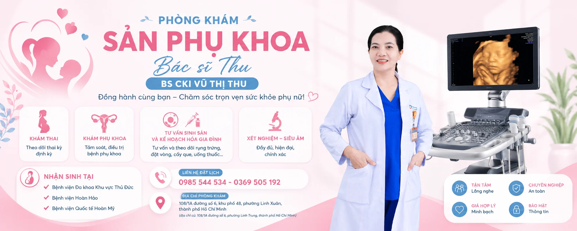 PHÒNG KHÁM SẢN PHỤ KHOA BÁC SĨ THU